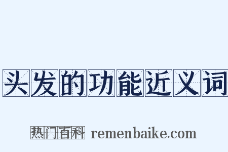 头发的功能近义词是什么意思的图片